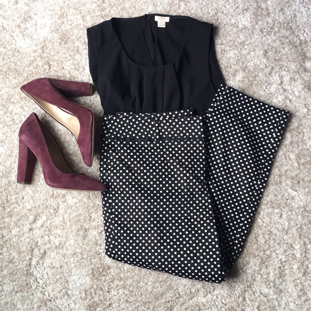 New York and Company Polka Dot Ankle Pants